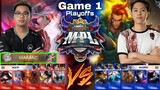NXP vs WORK [Game 1 Bo5] | (FILIPINO) MPL-PH S7 Playoffs Day 1 |  MLBB