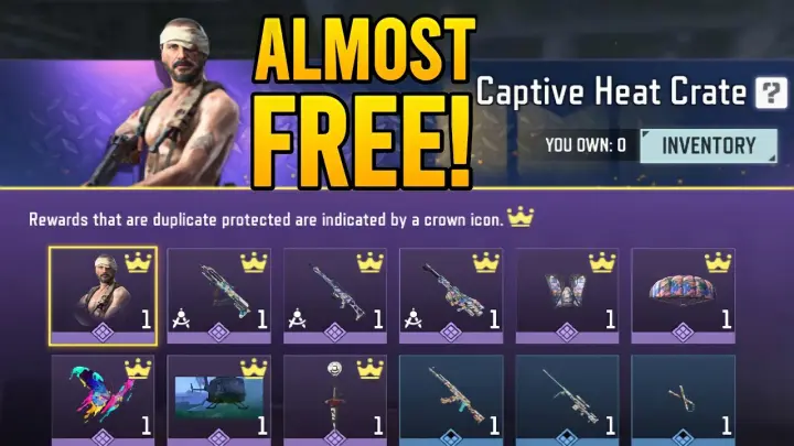 THIS CRATE IS ALMOST FREE!! CAPTIVE HEAT CRATE | COD MOBILE