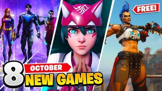 8 New Games October (3 FREE GAMES)