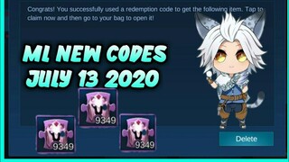 ML New Codes /July 13 2020