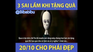 3 SAI LẦM KHI TẶNG QUÀ 20_10 CHO PHÁI ĐẸP #funny