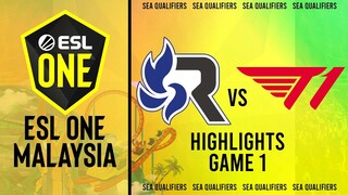 Game 1 Highlights: T1 vs RSG (BO3) ESL One Malaysia - Closed Qualifiers