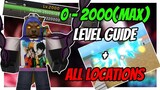King Piece - FULL GUIDE LEVEL 0 - 2000(MAX) + ALL SWORD/FIGHTING STYLE/HAKI/SORU LOCATION | Roblox |