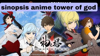 review anime tower of god genre's fantasy, fight, dark