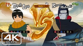 Rock Lee VS Kisame Gameplay - Naruto Storm 4 Next Generations (4K 60fps)