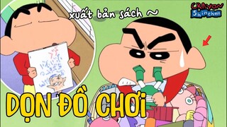 Shin xuất bản sách & Nghệ thuật dọn đồ chơi | Shin Cậu Bé Bút Chì | Xóm Anime