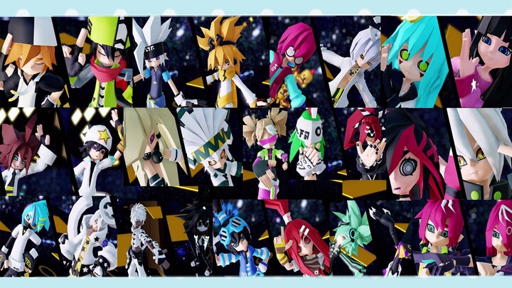 [Bump World Pseudo-All Members/MMD] Touch the sky with both hands, you and I touch hope---I wish you