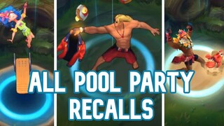 All Recalls: Pool Party Skins