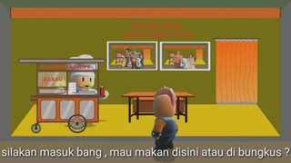 Penjual Bakso dan Preman || animasi game stumble guys