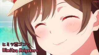 『Lyrics AMV』 Kanojo, Okarishimasu Season 2 OP Full 「 Himitsu Koigokoro - CHiCO with HoneyWorks 」