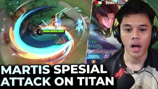 GELO INI MARTIS SKIN AOT SIH NGACO YA EFFECTNYA!!!