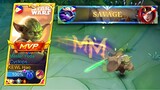 SAVAGE!! THE MOST DANGEROUS CYCLOPS USER IN MOBILE LEGENDS!!