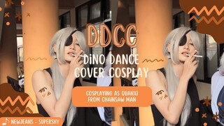 NewJeans "Super Shy" dance cover cosplay as Quanxi from Chainsaw Man by Dino #JPOPENT