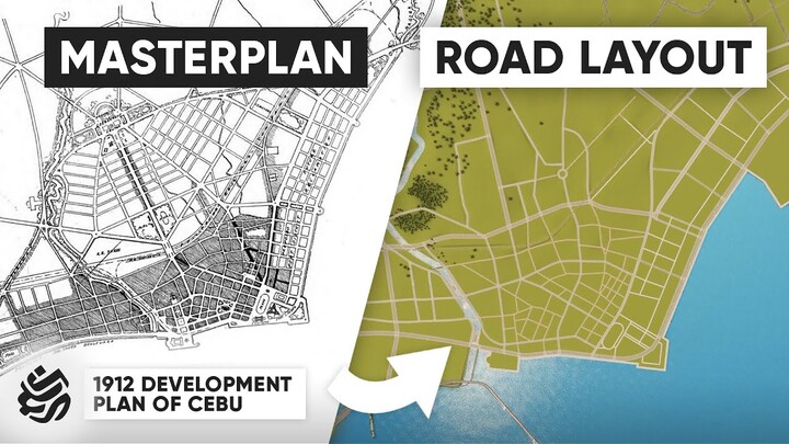 Building a Masterplanned City in Cities:Skylines | Hiraya EP1 - Cebu City Map & Road Layout