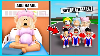 Drama Adiku Hamil Dan Melahirkan Bayi Ultraman Kembar 3 Di Roblox Brookhaven ft @Shasyaalala