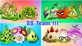 SS Team (super strong) part 4 | 4 SS Plants Team vs 5 Zombie Team | Plants vs Zombies 2 - MK Kids