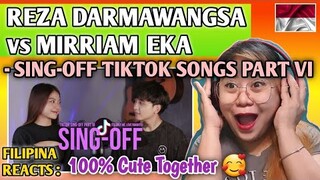 REZA DARMAWANGSA vs MIRRIAM EKA - SING-OFF TIKTOK SONGS Part VI (Yamet Kudasi, It's only Me) ||REACT