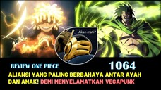 [Review OP 1064] Kru Law Unggul, Aliansi Dragon dan Luffy Demi Menyelamatkan Vegapunk dan Kuma