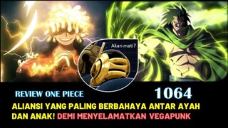 [Review OP 1064] Kru Law Unggul, Aliansi Dragon dan Luffy Demi Menyelamatkan Vegapunk dan Kuma