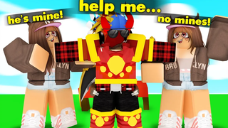 Toxic CRAZY Twins อยากสู้กับฉัน ฉันเลย 2v1 พวกเขา (ROBLOX BEDWARS)