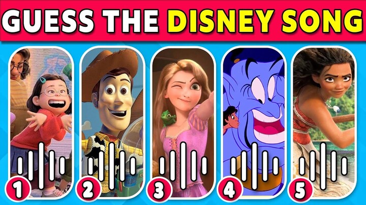 Guess The Popular Disney Songs🎵⭐| 99.9 % fail | Disney Music Quiz | Music Quiz