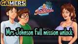 Mrs Johnson Full mission unlock |Summer time saga | New version