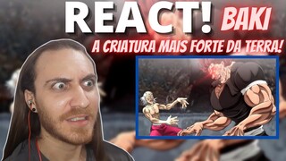 REACT/REAÇÃO - YUJIRO HANMA 「AMV」THE STRONGEST CREATURE ON EARTH - BAKI (2020)