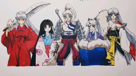 [InuYasha Family Portrait] To youth! A wish from an old fan, manually reunite the InuYasha family.