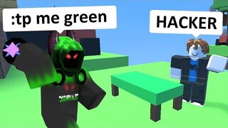 หลอกล่อด้วยคำสั่งแอดมินปลอมใน Roblox BedWars