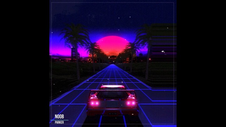 Synthwave Электронная музыка. Retro Neon.