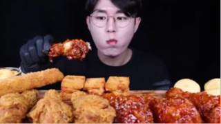 ASMR đùi gà chiên ngon cực #mukbang #asmr