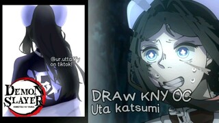 [ Draw KnY Oc :: Uta Katsumi ] @ur.utaffy on tiktok!! Art by:@Alleya.