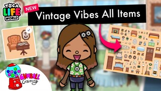 Vintage Vibes Reviewing all items | Toca Life World