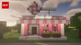 How to build a candy shop in Minecraft🍭