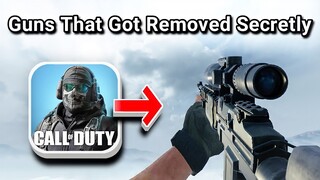 7 Best Guns in CODM That Got Removed Secretly