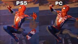 Spider-Man Remastered Graphics Comparison | PC VS PS5