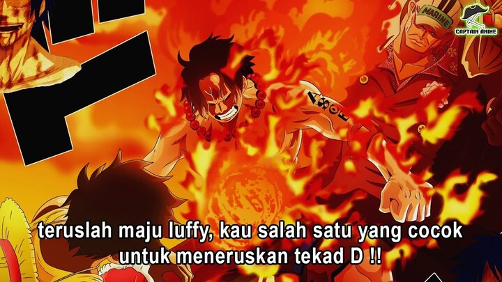 Momen Pengorbanan Untuk Luffy Sebagai Perwakilan Clan D (ONE PIECE)