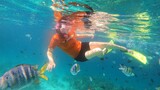 SABANG UNDERWATER! SNORKELING DI SABANG IKANNYA BANYAK AIR JERNIH KARANGNYA MANTAP!