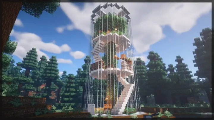 ⚒️ Minecraft : Tree Inside House