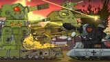 (YouTube HomeAnimation) Old memories. Lighter vs Ratte. Cartoon about tanks