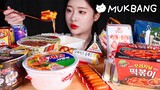 편의점 꿀조합❤️ 컵라면에 떡볶이, 디저트까지 먹방 | THE BEST KOREAN CONVENIENCE STORE FOOD! MUKBANG 韓国コンビニ料理 Toko Makanan