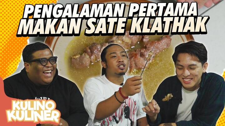 Praz Teguh dan Aldy Ajadong Menumpuk Kolesterol Dengan Sate Klathak // Kulino Kuliner