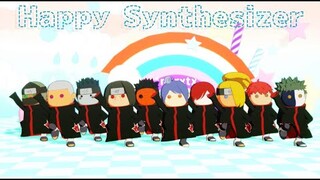 Happy Synthesizer【NARUTO MMD】AKATSUKI