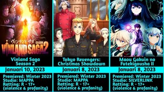 ANIME THAT WILL SHOW IN 2023 (WINTER, SPRING & SUMMER) ❄☀