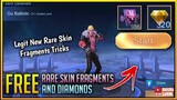 FREE RARE SKIN FRAGMENTS AND DIAMONDS (Legit) | Mobile Legends