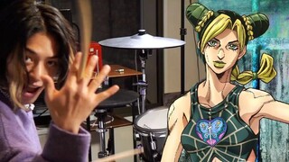 [Drums] โจโจ้ ล่าเวียดนาม สโตน โอเชี่ยน OP "STONE OCEAN" มือกลอง ฮารุ ระเบิด!