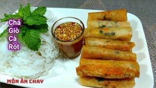 CHẢ GIÒ CÀ RỐT Bạn Đã Thử Chưa...Ngon Lắm Đấy Chay Mặn Đều Dùng Được | Món Chay Ngon Bà Mẹ Quê