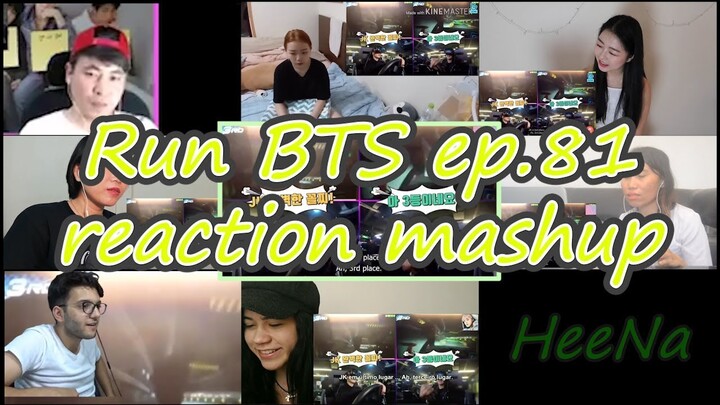 [BTS] Run BTS 달려라 방탄 ep.81｜reaction mashup
