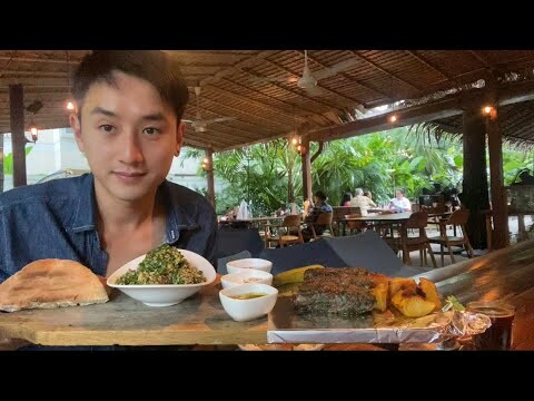 Huy đi ăn thịt cừu - đồ Tây tại Thái Lan