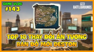 GVlog 143 | TOP 10 THAY ĐỔI ẤN TƯỢNG NHẤT TẠI BẢN ĐỒ MỚI DESTON ! Nam Art